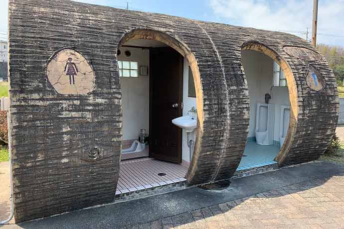 香流川砂防公園のトイレ