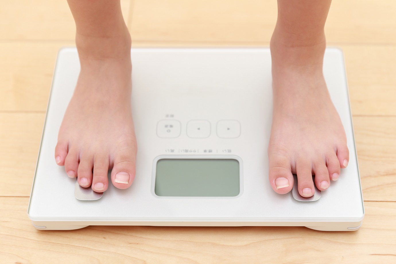 子供の場合には、成長により身長と体重のバランスが変わります。