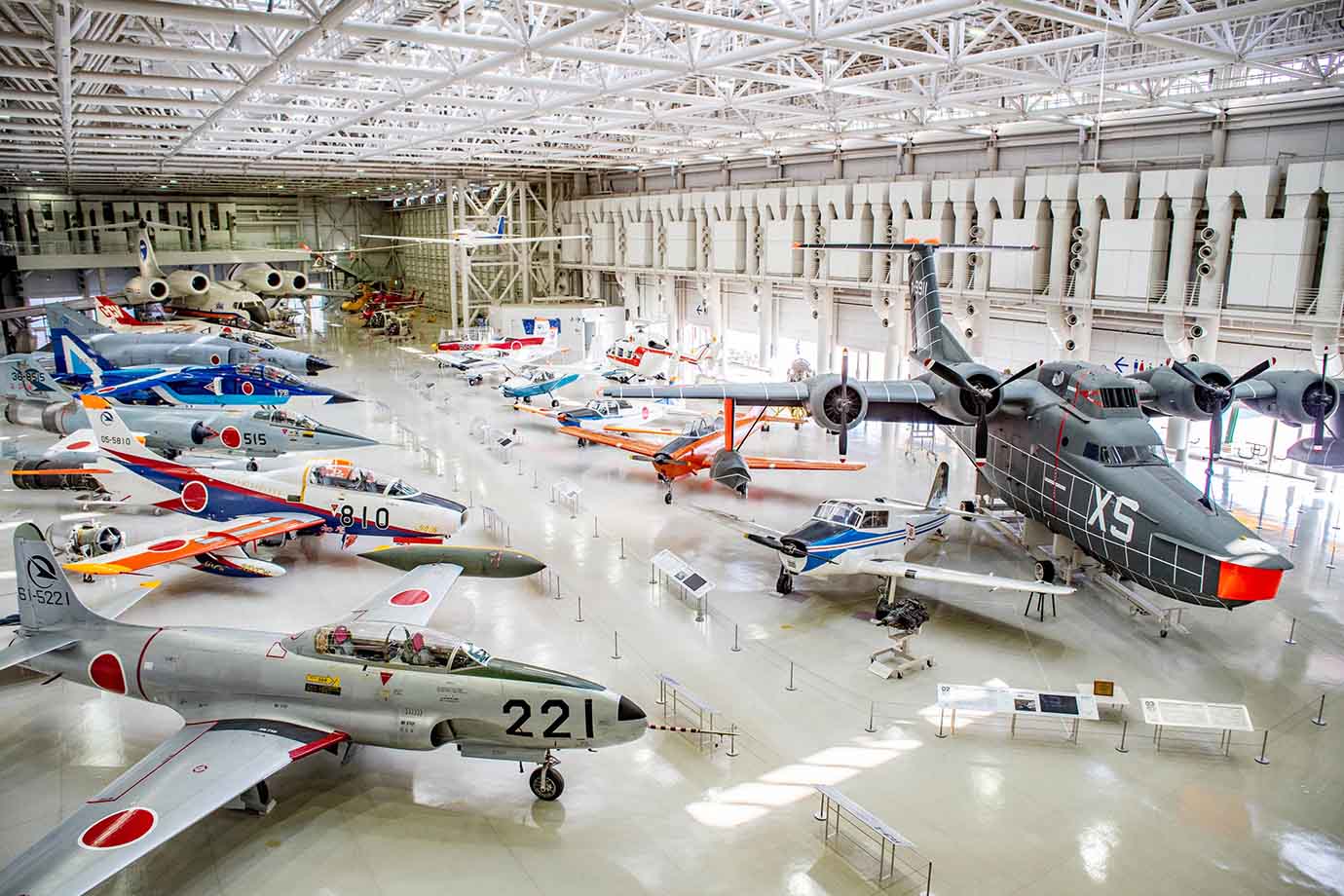 国内最大級の規模を誇る、航空と宇宙に特化した博物館。「空宙博（そらはく）」の愛称で親しまれています
