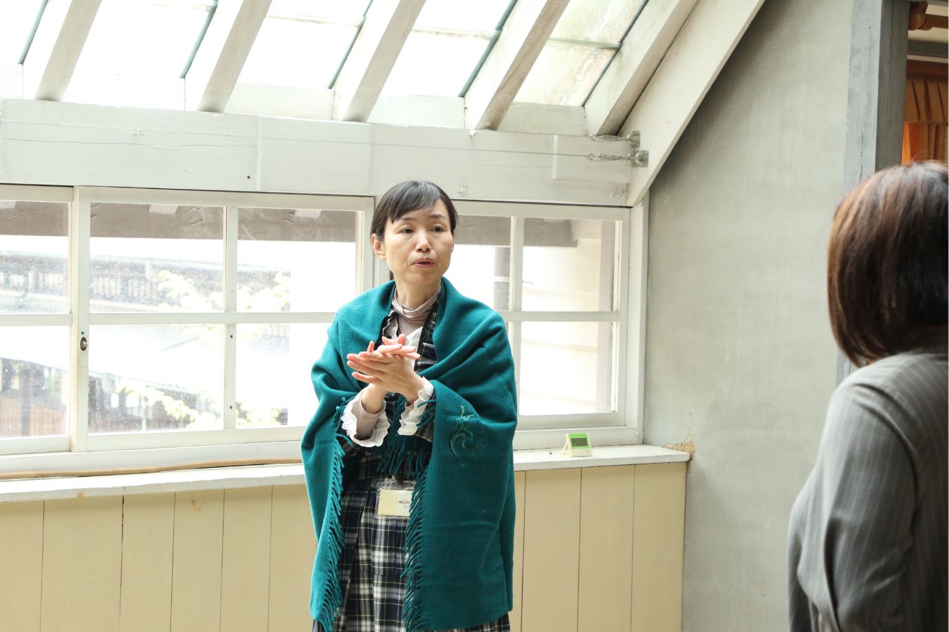 「高田小熊写真館」では、実際にスタジオスペースを使った写真撮影も