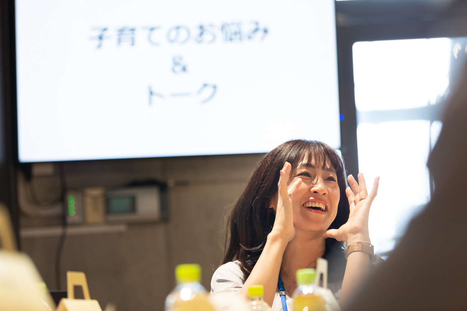 子育てに関する話が次々飛び出し、大盛り上がりのうち、終了の時間に。