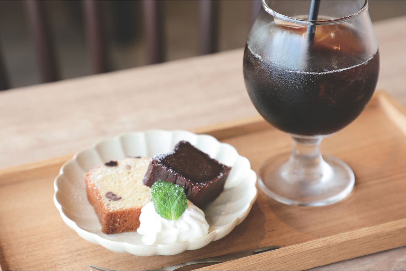 「みそショコラケーキ」と「みそ粒パウンドケーキ」
