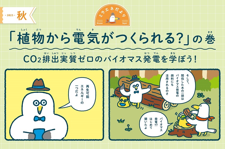 「ミラエネだより」の感想を送ってプレゼントを当てよう！