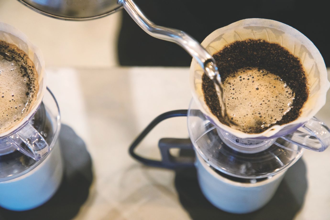1杯ごとにハンドドリップ