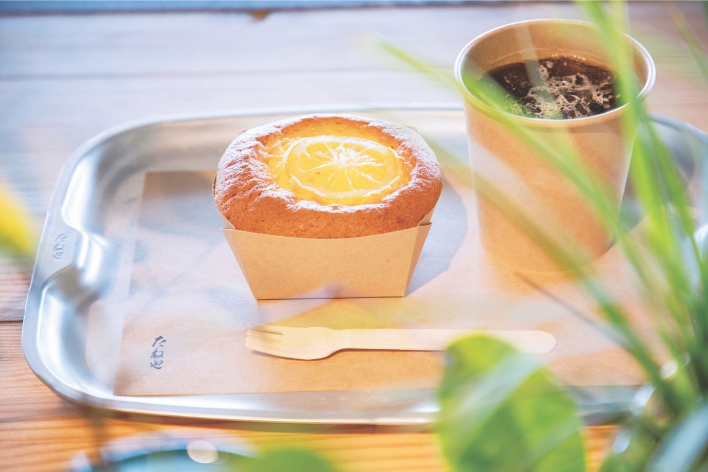 焼きたてのカステラが評判のカフェ