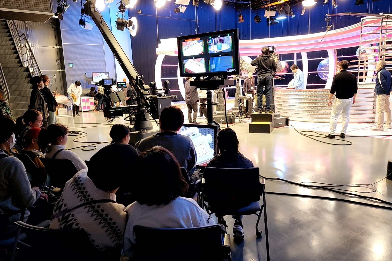 前回のスタジオ収録見学会の様子