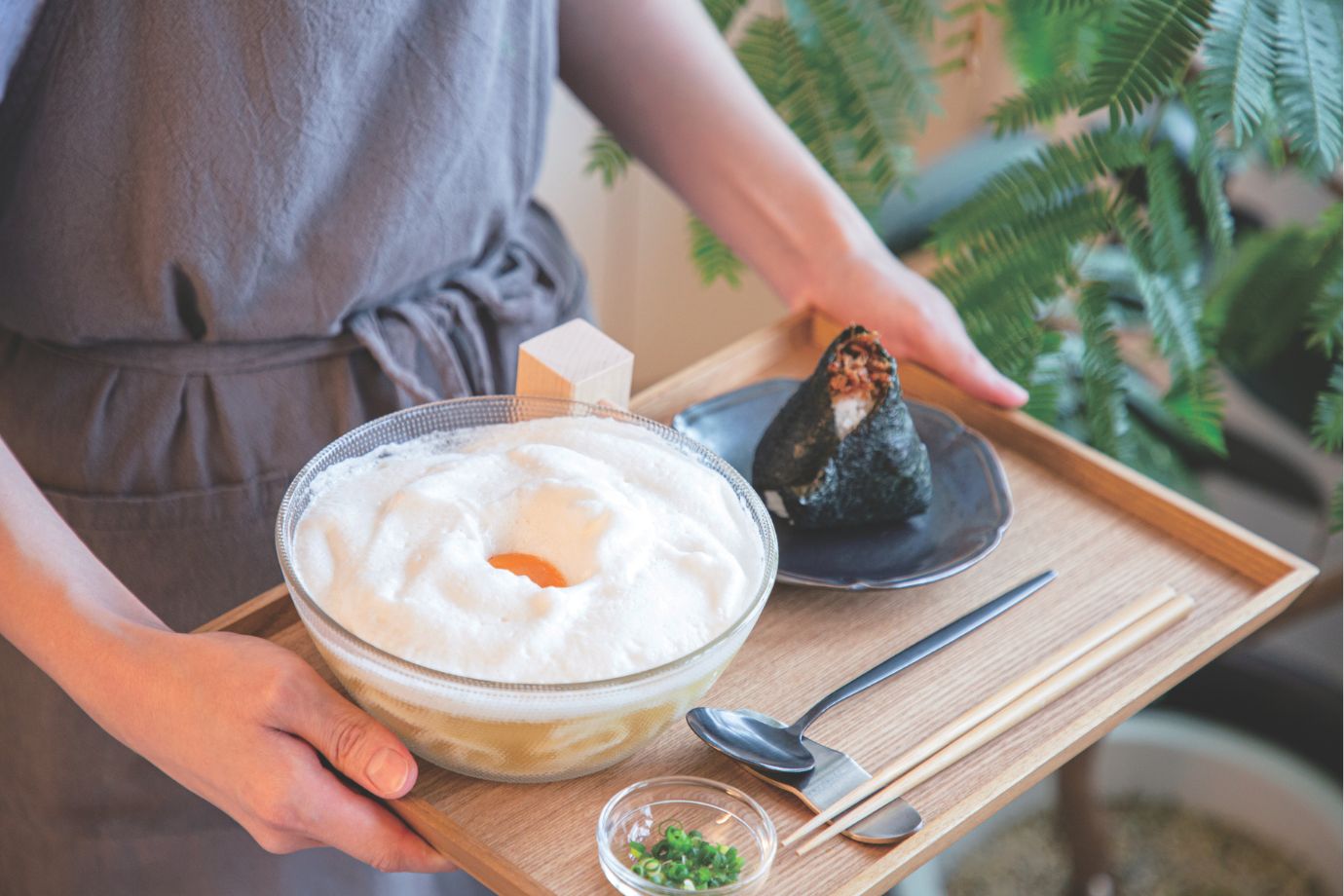 月見出汁とろろうどん