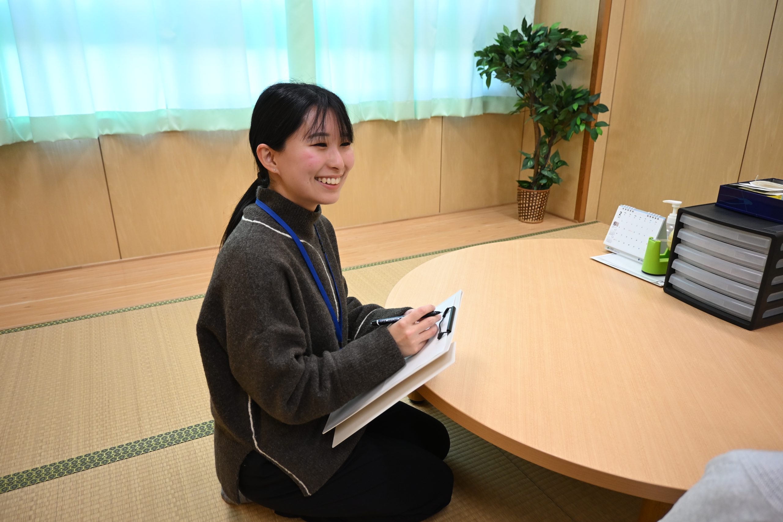 心理士としてはまだまだ初心者。一人ひとりと向き合い、丁寧に話を聞く技術を、これからも高めていきたいです