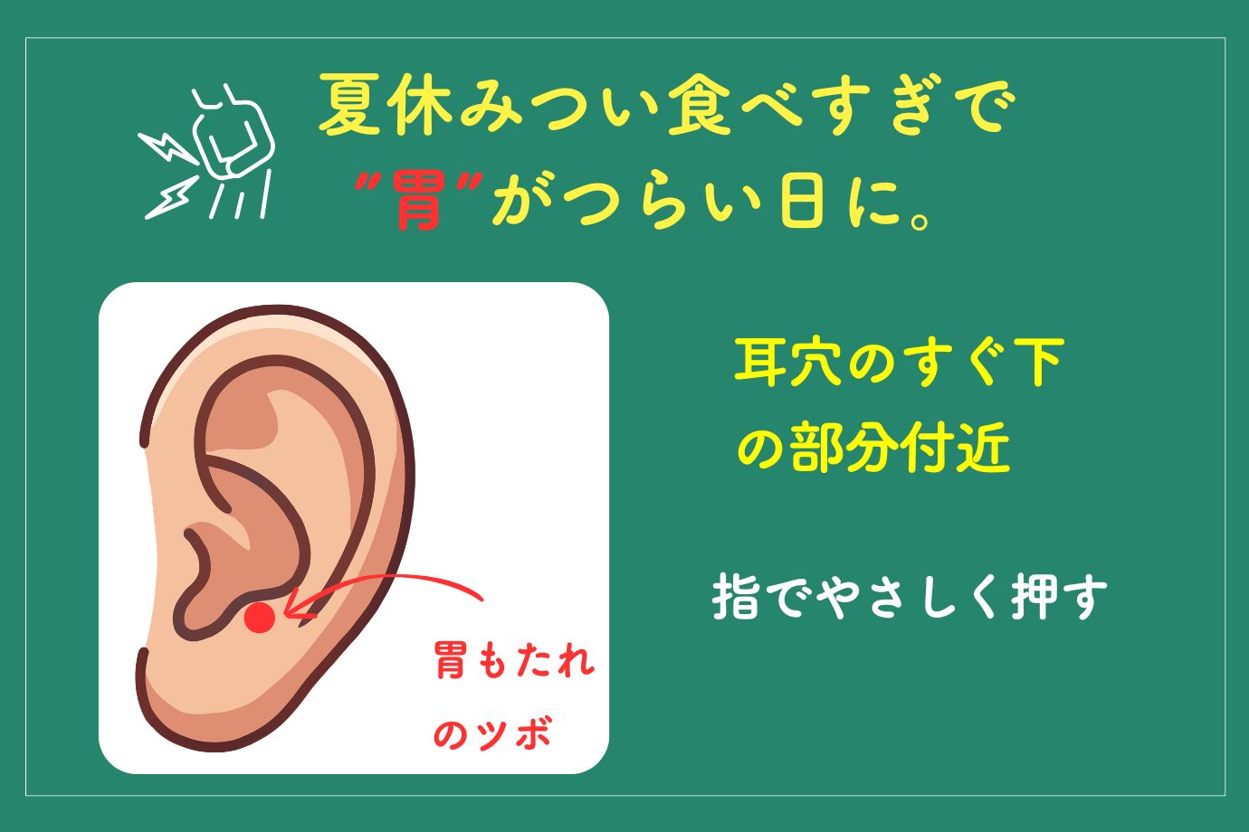 心もカラダも軽くなる耳ツボ
