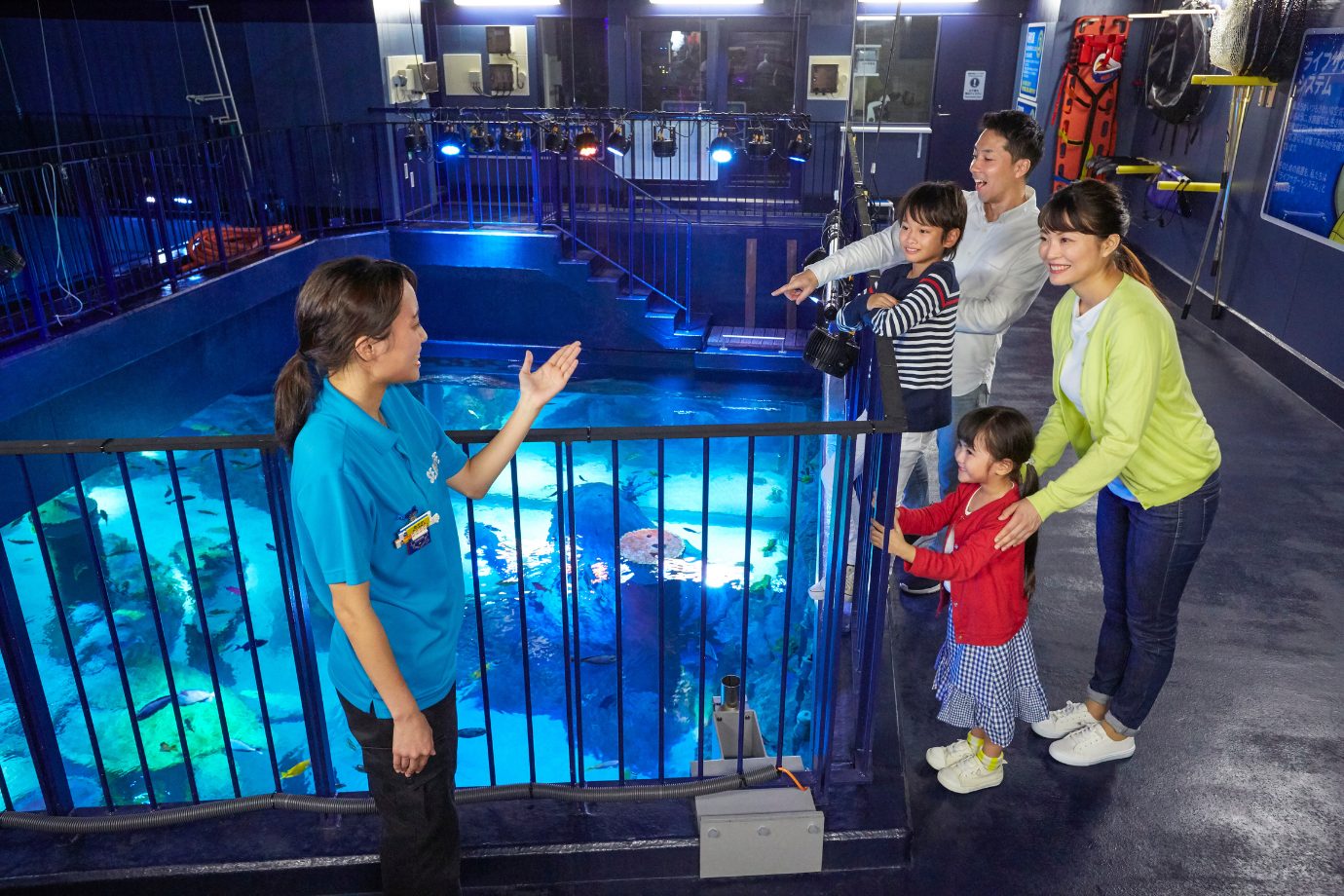 レゴランド®・ジャパンに隣接する「名古屋シーライフ水族館」。11の展示ゾーンで、約150種のいきものに出合える体験型水族館です。 